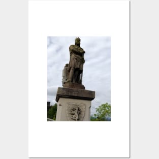 Robert The Bruce Statue At Stirling Castle Posters and Art